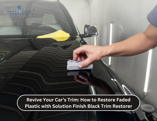 How to Restore Faded Trim with Solution Finish Black Trim Restorer